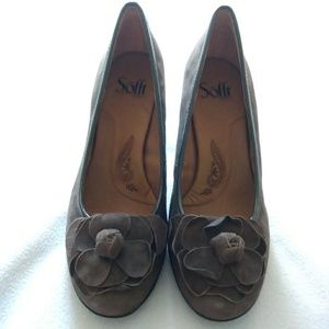 Women's Sofft Fiorella Nimbus Grey Suede NIB